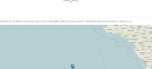 Un voilier en perdition au large du Finistère