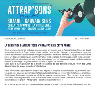Annulation de l'ATTRAP'SONS