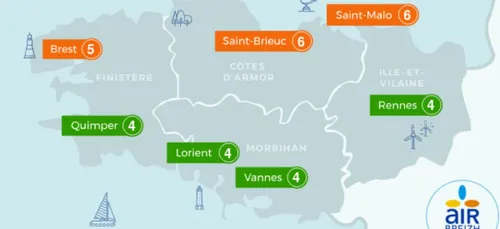 Les Côtes d'Armor encore en vigilance orange pollution