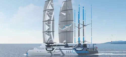 Le " Manta " bateau dévoreur de plastiques pour nettoyer mers et...