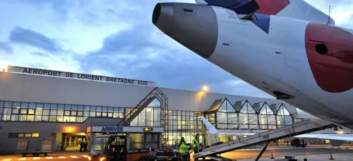 Fermeture partielle de l'aéroport de Lorient.