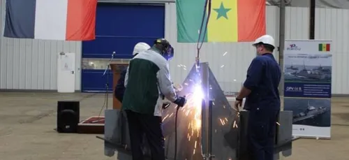 C'est parti pour la construction de trois patrouilleurs au chantier...