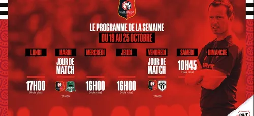 Foot : Rennes-Angers en ouverture de la 8e journée de ligue 1