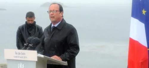 François Hollande en visite à Quimper