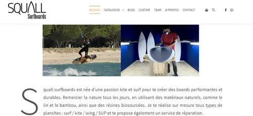 Concarneau. Squalls propose des planches de surf et de kite plus...