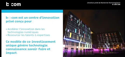 30M d'€ pour l'IRT "B-COM"