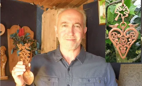 SA PASSION : SCULPTER DES CUILLERES DE MARIAGE