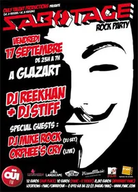 Sabotage Rock Party le 17 septembre à Glazart