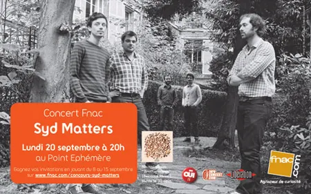Syd Matters en concert privé le 20 septembre