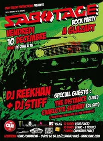 Sabotage Rock Party le 10 décembre à Glazart
