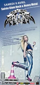 Soirée Glam Rock & Heavy Metal samedi 9 avril sur la Péniche River...