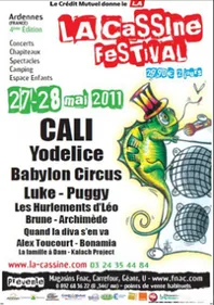 Festival de La Cassine les 27 et 28 mai dans les Ardennes