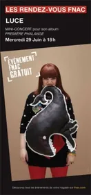 Luce en showcase le 29 juin à la Fnac Montparnasse