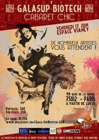 Soirée Cabaret le 17 juin aux Salons Vianney