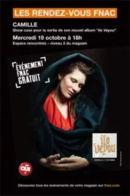Camille en showcase à la Fnac le 19 octobre