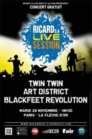 Twin Twin + Art District + Blackfeet Revolution le 29 novembre à La...
