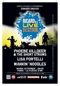 Ricard S.A Live session #2 le 14 février à la Flèche d'Or