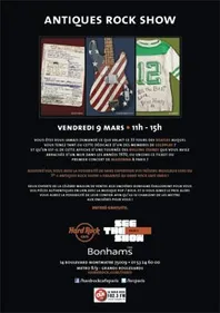 Antiques Rock Show #1 le 9 mars au Hard Rock Café