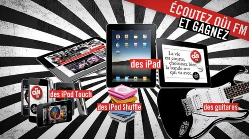 Le Grand Jeu OÜI FM : écoutez OÜI FM et gagnez des iPad !