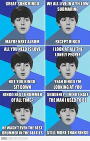 Ringo Starr, le meme