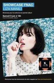 Liza Manili en showcase à la Fnac le 9 juin