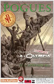 The Pogues à l'Olympia : date supplémentaire le 12 septembre !