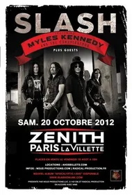 Slash en concert au Zénith de Paris le 20 octobre