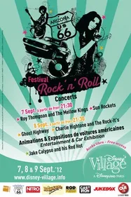 Festival Rock'n'Roll à Disney Village du 7 au 9 septembre 