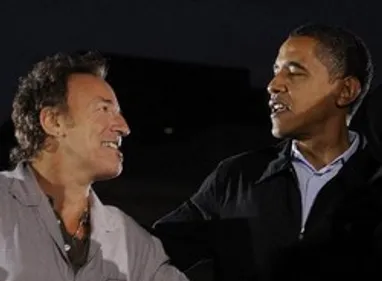 Bruce Springsteen en campagne avec Obama