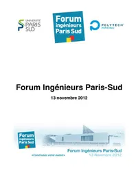 Forum des ingénieurs Paris-Sud