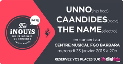 Soirée Les Inouïs du Printemps de Bourges le 23 janvier