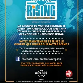 Lancement du tremplin Hard Rock Rising