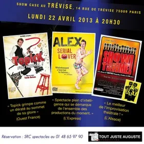 Trois spectacles sponsorisés Dahan