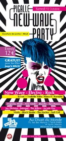 Pigalle New Wave Party, le 19 octobre au Divan du Monde !