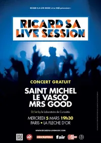 Ricard S.A. Live Session : nouveau concert gratuit le 5 mars