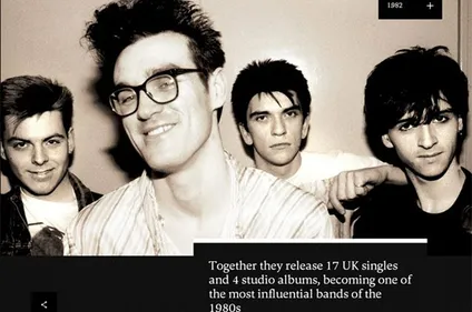 The Smiths : une bio interactive du groupe !