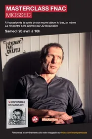 Rencontrez Miossec à la Fnac Montparnasse