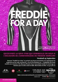 Freddie for a Day : journée spéciale Queen au Hard Rock Café