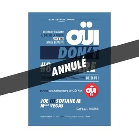 OÜI Don't Care #8 - Soirée annulée