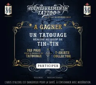 OÜI FM et 8.6 démesurément tattoo !