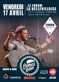Thomas Kahn en concert à la Bellevilloise, avec OÜI FM