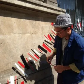 Rencontre avec le street-artiste Aurélien Nadaud au festival Onze...