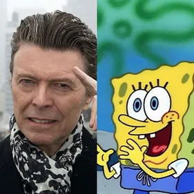 David Bowie participe à la comédie musicale Bob l'Éponge