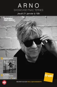 Arno en showcase à Paris