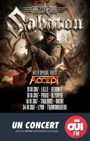 Sabaton et Accept en tournée française