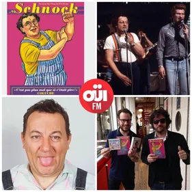 Hommage à Coluche dans Bleu, Blanc, Schnock