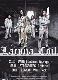 Trois dates françaises pour Lacuna Coil