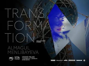 Almagul Menlibayeva expose au Grand Palais