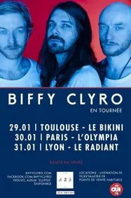 Biffy Clyro est en tournée pour 3 dates en France