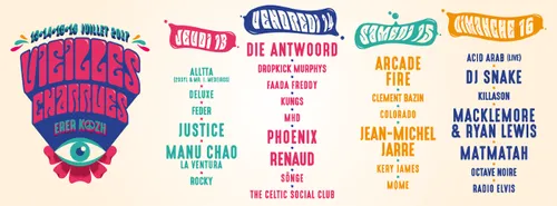 Découvrez la programmation complète des Vieilles Charrues